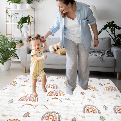 Jundetye Baby Play Mat Para El Piso, Alfombra De Juego De Es