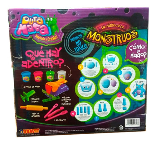 Imagen 3 de 9 de Juego De Masa Duramasa Duravit Monstruos Con Accesorios