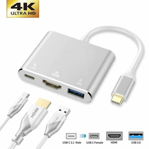 Adaptador Vídeo Tipo-c Exbom Smartphones C/ Mhl E Notebooks
