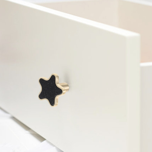 Pomos De Puerta Decorativos De Metal En Forma De Estrella, 2