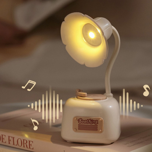 Lámpara De Mesa Con Fonógrafo Retro P Night Lights, Decoraci