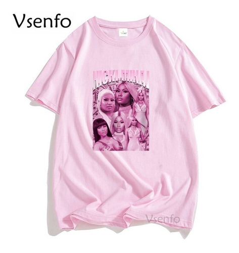 Playera De Manga Corta Estampada De Nicki Minaj