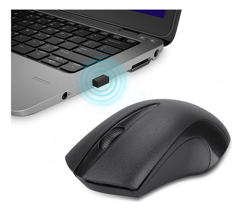 Mouse Inalámbrico, Óptico Inteligente, Simple, Moderno, Ergo