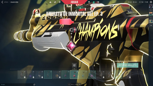 Cuenta Valorant Ex Inmortal Muchos Skins Champions Todos