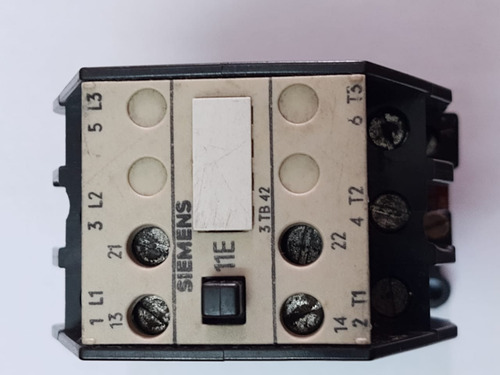 Contactor Siemens 3tb 42 12-oa De 35amp. Bobina 380v