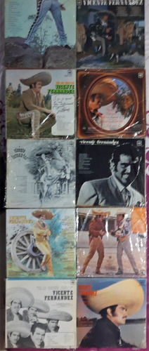 10 Lps De Vicente Fernandez De Coleccion (Usado)