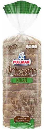 Pão de Forma Integral Pullman Artesano Pacote 500g