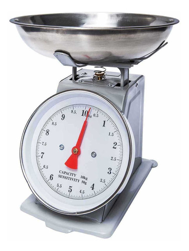 Balança Para Cozinha Mecânica Cromada 10kg Kala
