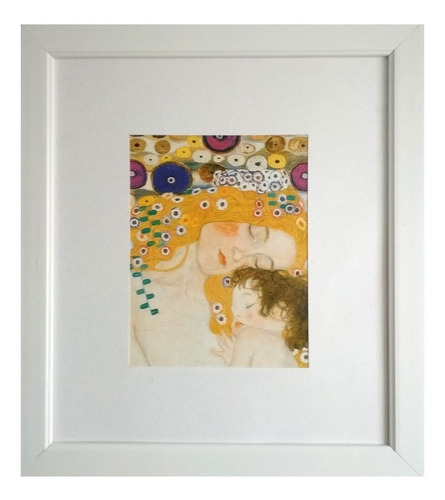 Láminas De Gustav Klimt Enmarcadas 20x23 Cm