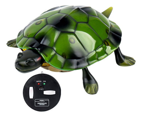 Tortuga Rc Turtle Para Niños Pequeños Con Control Remoto [u]