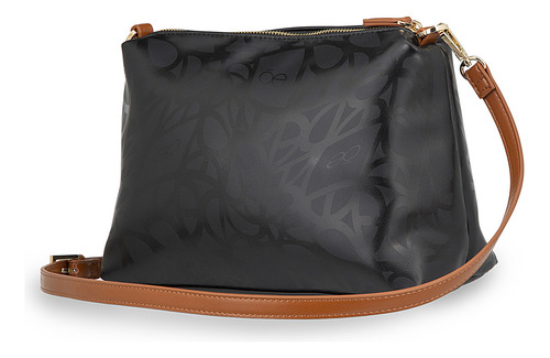 Bolsa Tote Cloe Llalnira Grande Color Negro