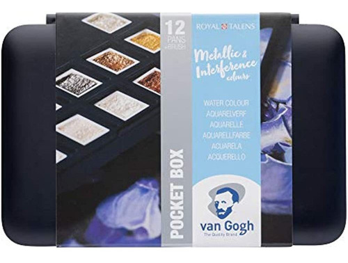 Juego De Pinturas De Acuarela Van Gogh, Caja De Bolsillo De