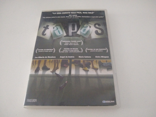 Dvd Tapas Alberto De Mendoza Ganadora Premio Goya