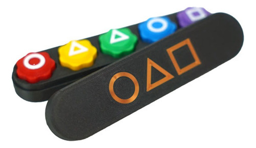 Gonggi Dados Juego Del Calamar Juegos Colecciónable Color Negro