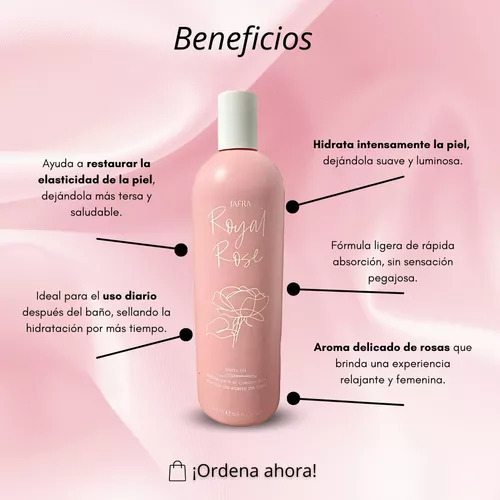 Royal Rose Aceite Para El Cuerpo Con Extracto De Rosas 500ml Rosas