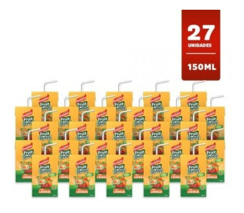 Kit 27 Suco Maguary Sabor Laranja Fruit Shoot 150ml