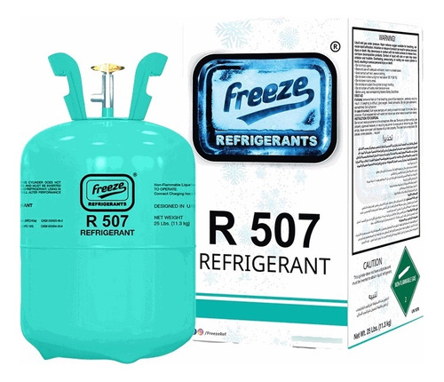 Gas Refrigerante R507a 11.3kg Marca Freeze