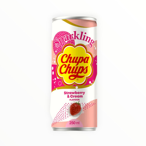 Refresco Coreano Sabor Fresa, Chupa Chups, 250 Ml