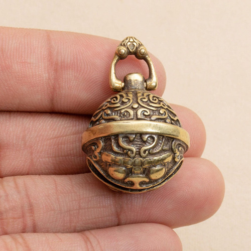 Colgante De Campana De Latón, Dijes De Bronce, Llaveros De.