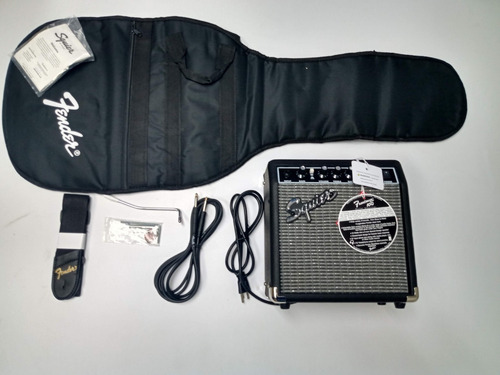 Kit Guitarra Stratocaster Fender Squier Acesorios Combo Pack