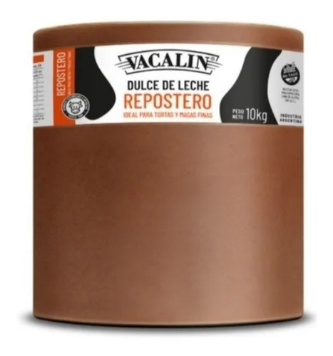 Vacalin dulce de leche repostero pote 10kg