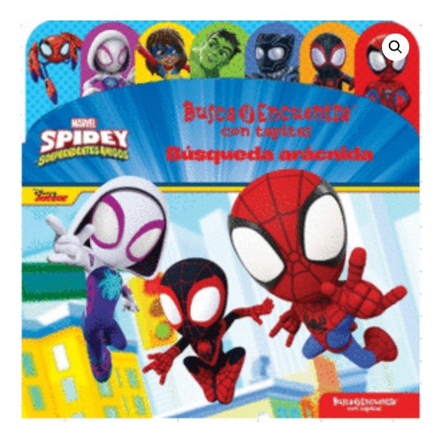 Marvel Spidey- Libro Con Tapitas