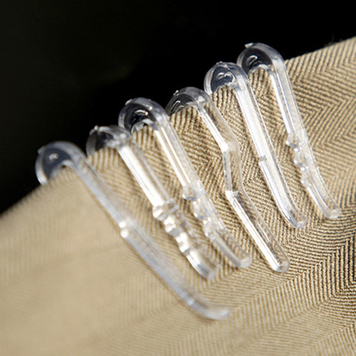 200 Pinzas De Cocodrilo De Plástico Diente Cuadrado 40mm