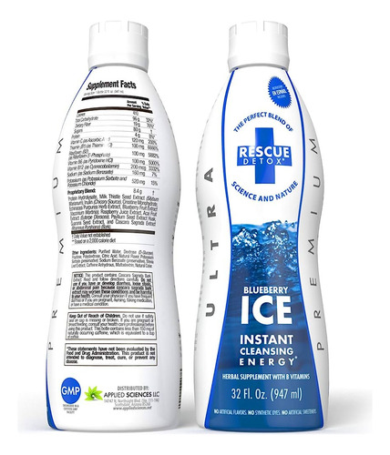 Detox Rescue Ice Antidoping Kit Limpiadores LĂquidos 2 Pack