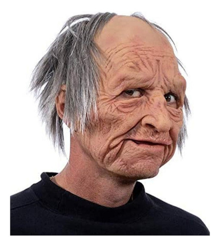// Lazhu Halloween Espeluznante Abuelo Cara Humana
