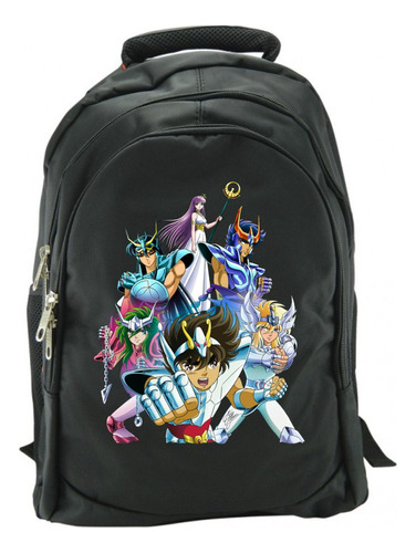 Morral Caballeros Del Zodiaco X Maleta Bolso De Espalda