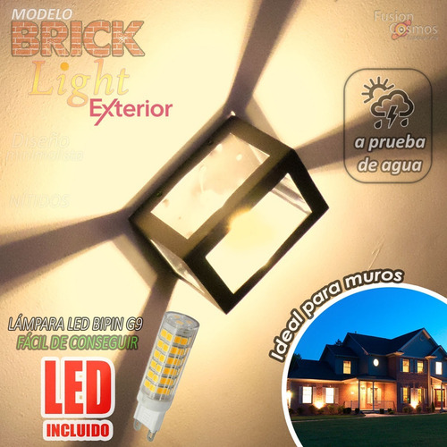 Imagen 7 de 10 de Farol Exterior Tortuga Luz Efecto 360° Led +potente 12w Full