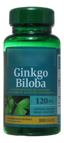Gingko Biloba -120mg X 100 Capsulas - L a $51900