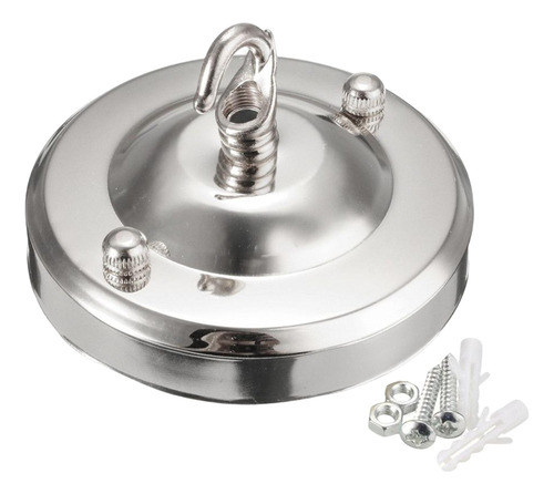 Soporte De Placa De Ajuste De Bombilla De Placa De Plata