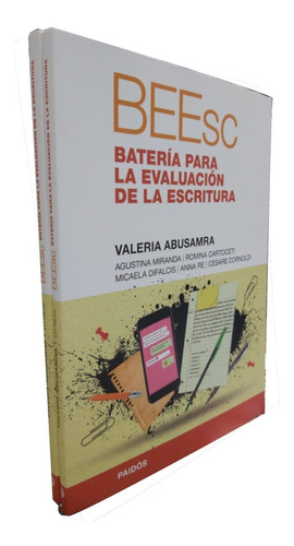 Bateria Para La Evaluacion De La Escritura B E Esc Abusambra