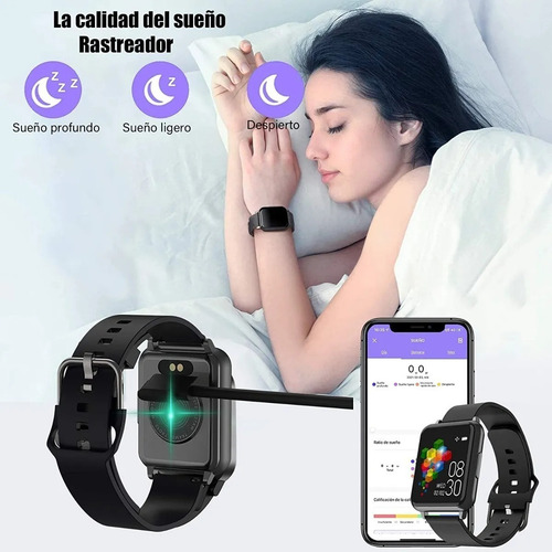 Reloj Deportivo Inteligente T82s Pulsera Bluetooth