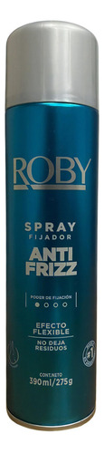 Fijador De Pelo Roby Peinado Cabello Anti Frizz X 390ml