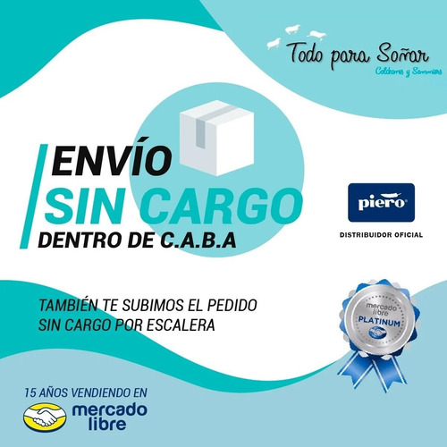 Respaldo - Respaldar Costura Para Cama O Sommier Dos Plazas