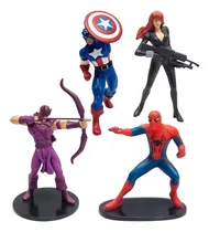 Comprar Muñecos Avengers Spiderman Cap America Juguete Souvenir X4