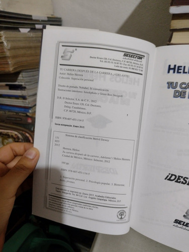 Tu Carrera Después De La Carrera Helios Herrera Rp54 (Usado)