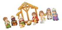 Comprar 12x Jesus Nascido Esculturas Conjunto Natal Jesus Colorido
