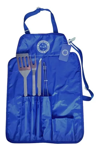 Kit Churrasco 5 Peças Com Avental Do Paysandu Oficial
