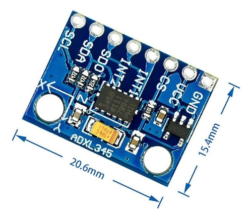 Adxl345 - Modulo Sensor Acelerômetro 3 Eixos Gy-291 Arduino