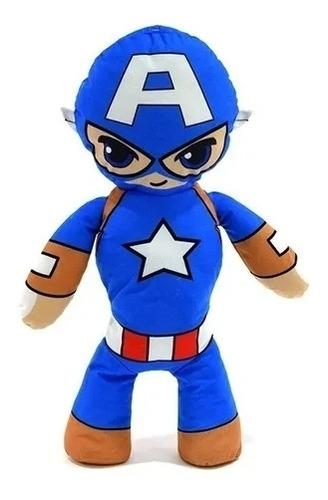 Peluche Capitán América 50 Cms De Alto - Avengers 