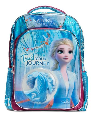 Mochila Escolar Primaria Disney Frozen Ruz Niña Full