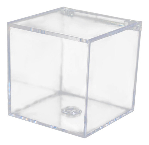 2 Paquete De 2-4 Cajas Transparentes Acrílicas Con 2 Piezas
