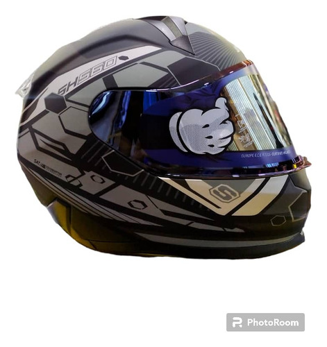 Casco Integral Shaft Zunder Sh-560  Gris