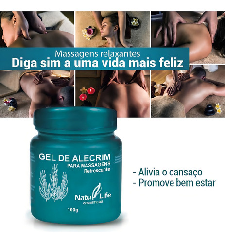 Gel De Alecrim Natulife (kit Com 10 Unidades)