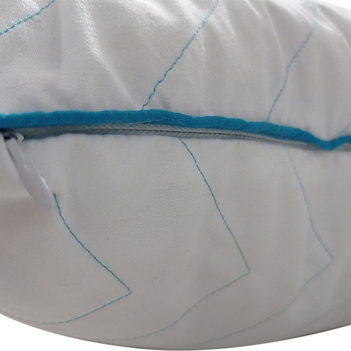 Almohada Mega Size Zigzag Suave Y Comoda