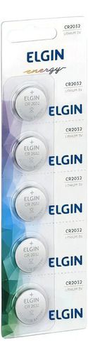 Kit 10 Baterias Cr2032 3v Elgin Moeda Original
