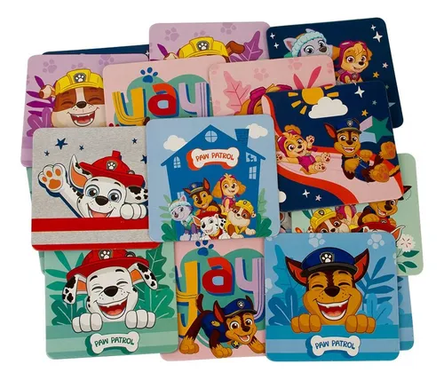 Paw Patrol Juego De Memoria Niños Aprendizaje 20 Tarjetas